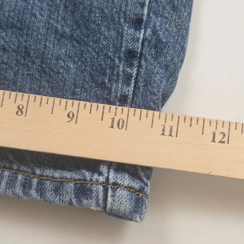 Levi's 550 Denim Shorts Mens 30 Blue Relaxed Fit Medium Wash Cotton 5-Pocket Y2K